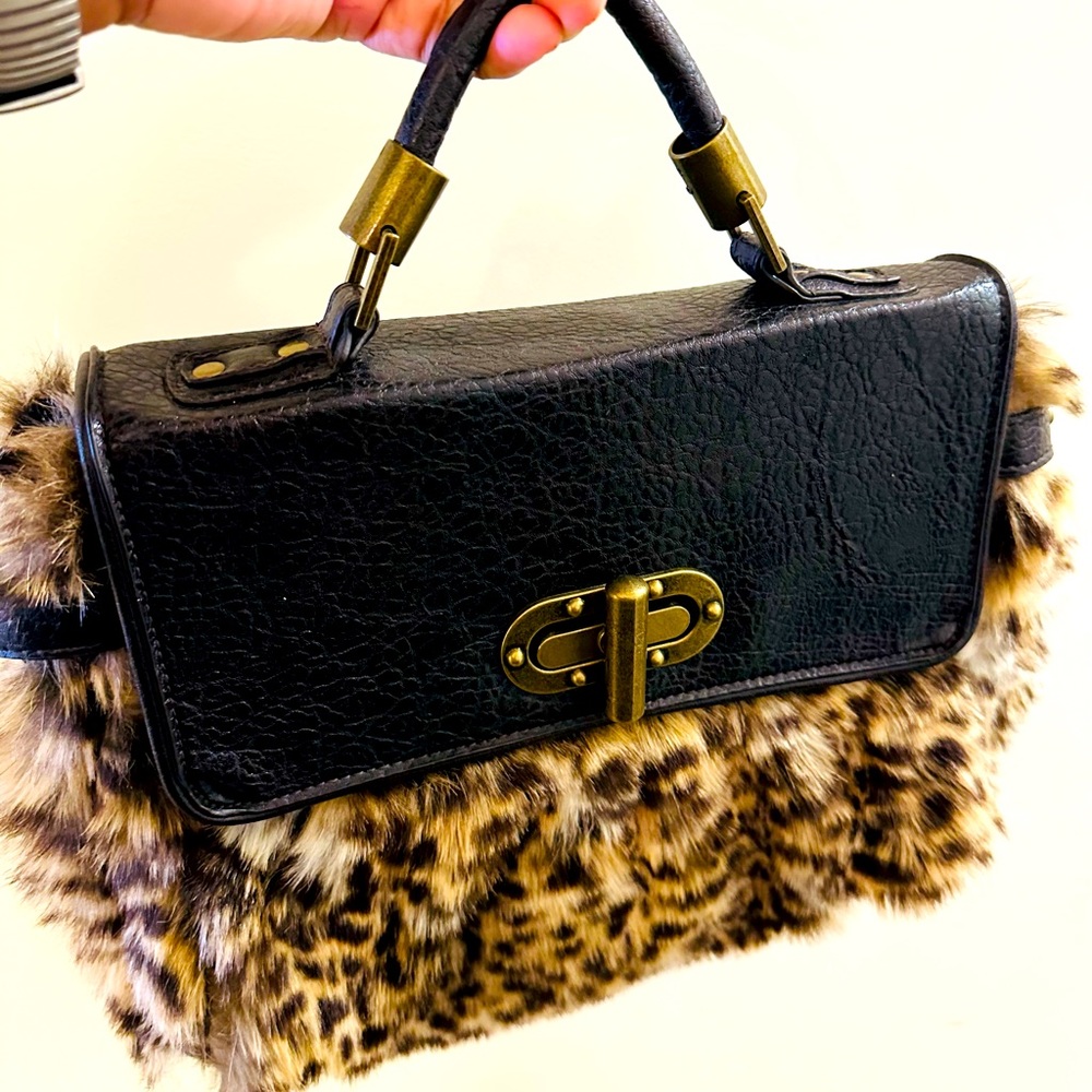 Faux Fur Handbag